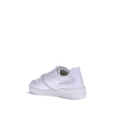 Moschino White Rubber Low Top Sneakers