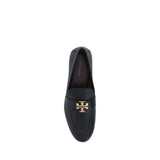 Tory Burch Black Calf Leather Bos Taurus Slip-On Loafers