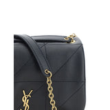 Saint Laurent Black Lamb Ovis Aries Aries Shoulder Bag