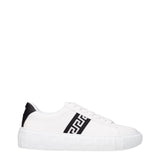 Versace White Leather Sneakers