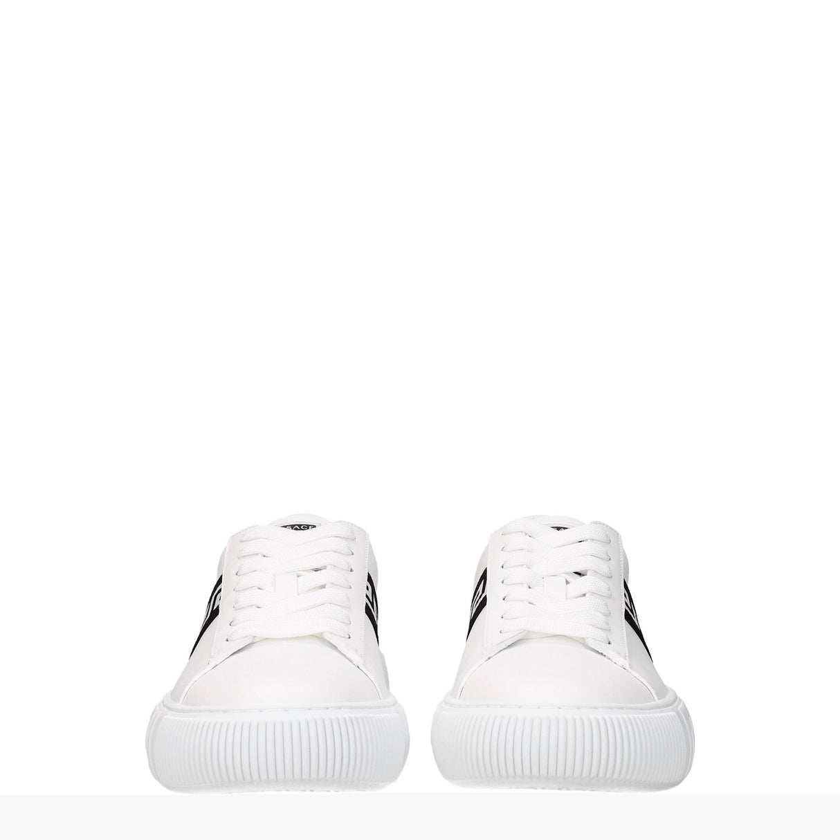 Versace White Leather Sneakers