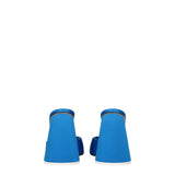 The Attico Light Blue Satin Platform Sandals