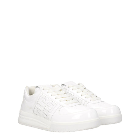 Givenchy White Leather Low Top Sneakers