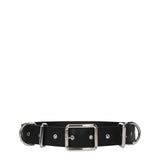 Moschino Black Leather Belt