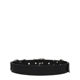 Moschino Black Leather Belt