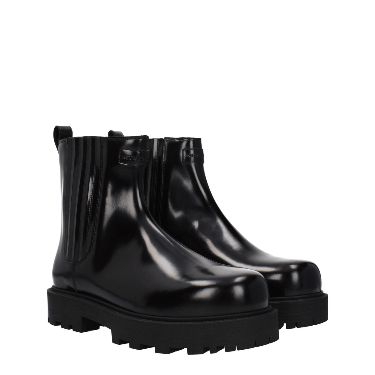 Givenchy Black Leather Ankle Boots