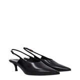 Givenchy Black Leather Mid Heel Pumps