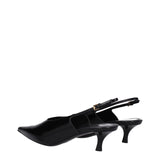 Givenchy Black Leather Mid Heel Pumps