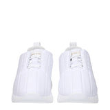 Burberry White Leather Sneakers
