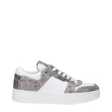 Jimmy Choo White Leather Chunky Sneakers