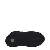 Max Mara Black Fabric Lace-Up Boots