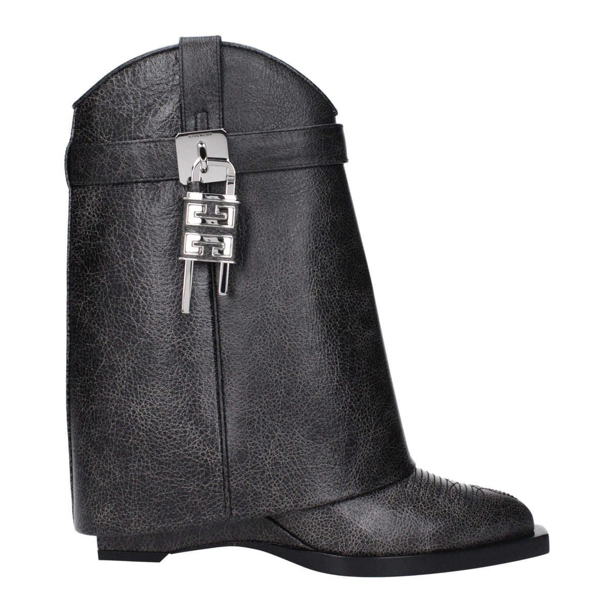 Givenchy Black Leather Ankle Boots