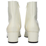 Celine Beige Leather Ankle Boots