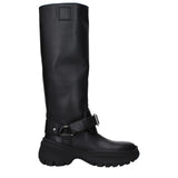 Burberry Black Leather Boots