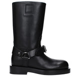 Burberry Black Leather Boots