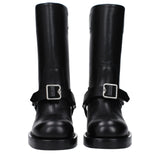 Burberry Black Leather Boots