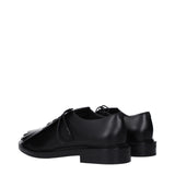 Max Mara Black Leather Oxfords And Derbies