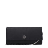 Tory Burch Black Leather Clutch Bag