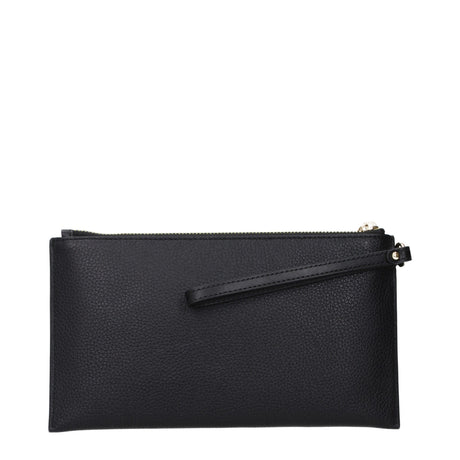 Michael Kors Black Leather Clutch Bag