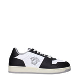 Versace White Leather Low Top Sneakers