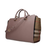 Burberry Gray Leather Handbag