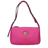 Versace Pink Leather Shoulder Bag
