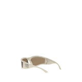 Balenciaga Cream Polyamide Sunglasses