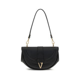 Versace Black Calf Leather Bos Taurus Shoulder Bag