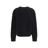 Versace Black Fleece Wool Sweatshirt