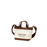 Tom Ford Beige Cotton Tote Bag