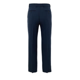 Gucci Blue Cotton Casual Pants