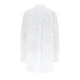 Gucci White Cotton Blouse