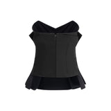 Alexander McQueen Black Polyester Top
