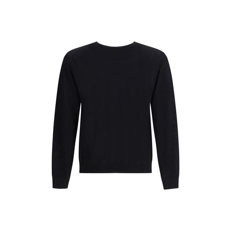 Prada Black Fleece Wool Sweatshirt