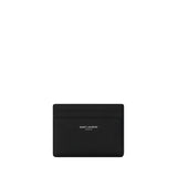 Saint Laurent Black Calf Leather Bos Taurus Wallet