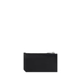 Saint Laurent Black Calf Leather Bos Taurus Wallet