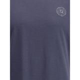 Fendi Blue Cotton T-Shirt