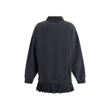 Balenciaga Black Cotton Casual Dress