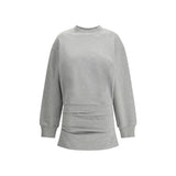 The Attico Gray Cotton Sweatshirt