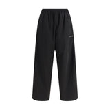 Balenciaga Black Polyester Casual Pants
