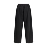 Balenciaga Black Polyester Casual Pants