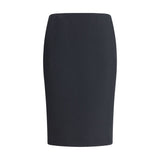 Giorgio Armani Black Recycled Polyester Midi Skirt