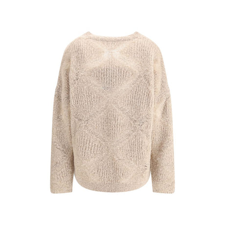 Giorgio Armani Cream Cashmere Cashmere Sweater