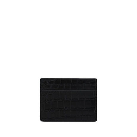 Saint Laurent Black Calf Leather Bos Taurus Wallet