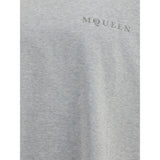 Alexander McQueen Gray Cotton T-Shirt