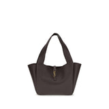 Saint Laurent Brown Lamb Ovis Aries Aries Shoulder Bag