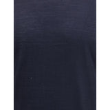 Giorgio Armani Blue Fleece Wool Sweatshirt