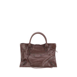 Balenciaga Brown Calf Leather Bos Taurus Shoulder Bag