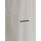 Balenciaga White Polyester Joggers (Workout Pants)
