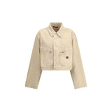 Balenciaga Beige Cotton Denim Jacket